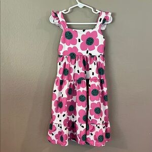 Mila & Rose Pink Floral Kids Dress
